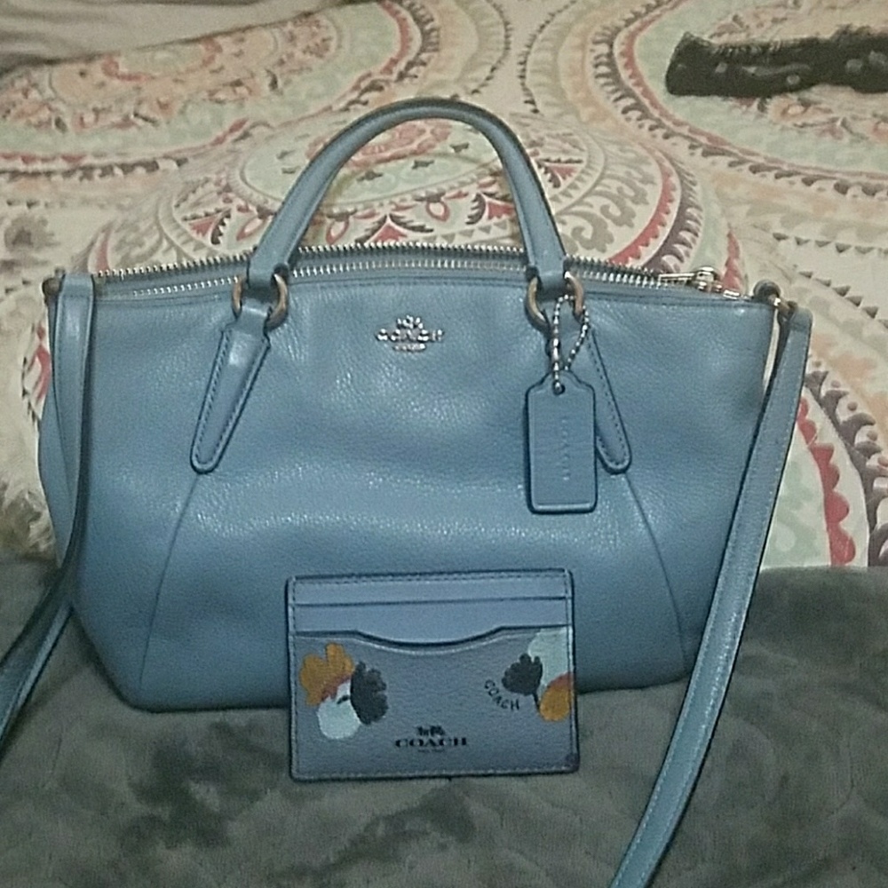 Coach Kelsey mini with matching cardholder